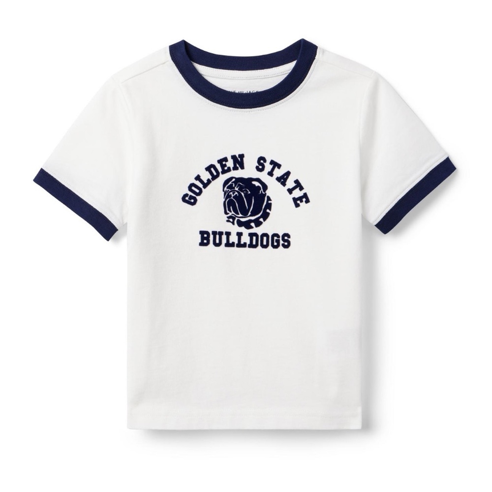 Janie and Jack boys BULLDOG TEE NWT size 7